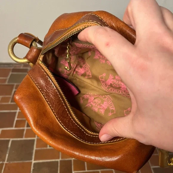 Juicy Couture Brown Leather Handbag - Picture 4 of 8